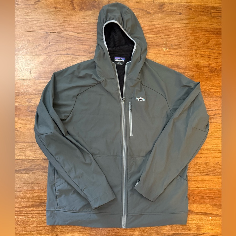 Men's Grey Patagonia Snap Dry Hoody